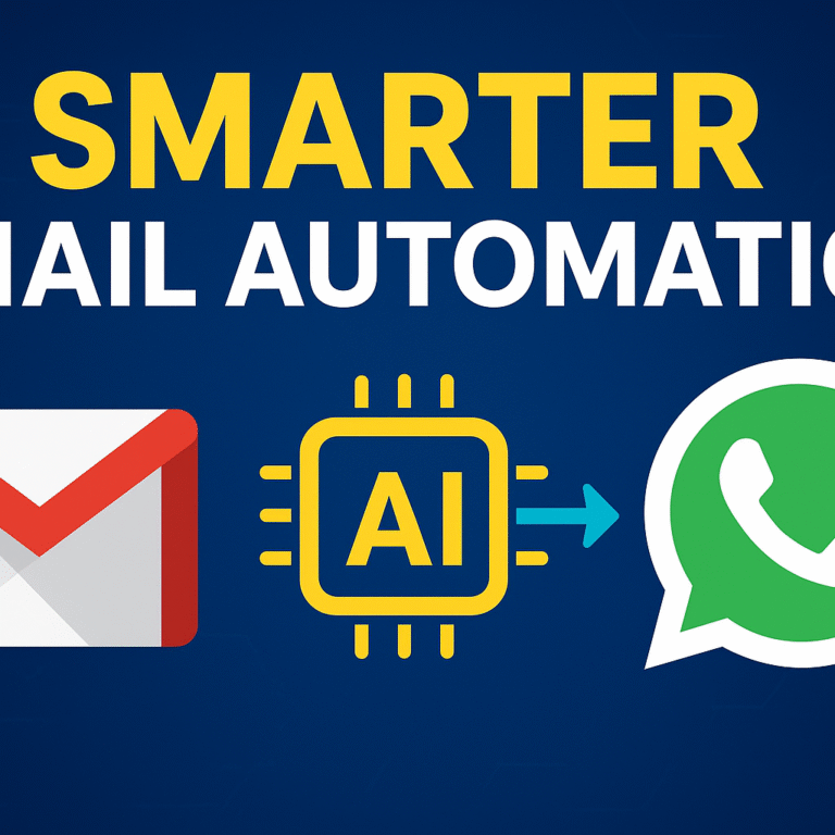 Automating Email Handling with AI & WhatsApp